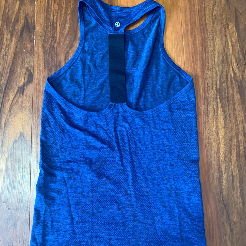 Royal Blue Lululemon High Neck Tank- Size 4